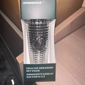 Starbucks silver keychain